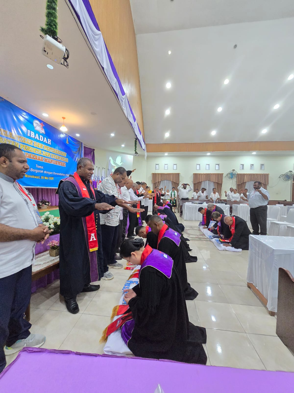 Majelis Umum GPKAI Lantik dan Tahbiskan 11 Pendeta dan 4 Evangelis di Lingkungan Majelis Daerah Manokwari